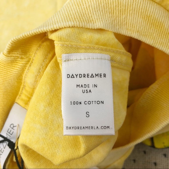 Daydreamer Pink Floyd Animals Yellow Acid Wash Tee - Picture 5 of 7